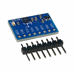 BMI323 6-Axis IMU Breakout Board, High Accuracy 16-bit Accelerometer and Gyroscope, Digital Temperature Sensor, I2C/SPI